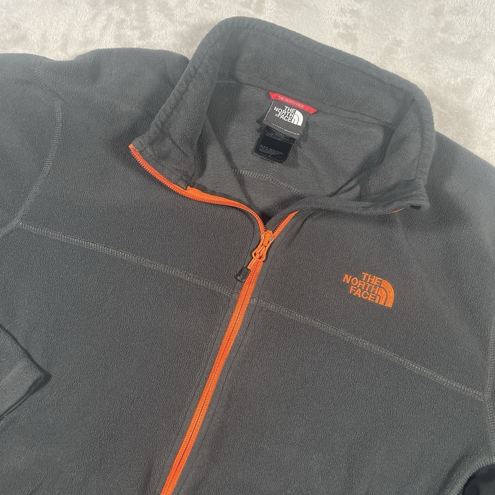 The North Face Highest Peak Polartec Fleece Full Zip Jacket Mens‎ XL Gray